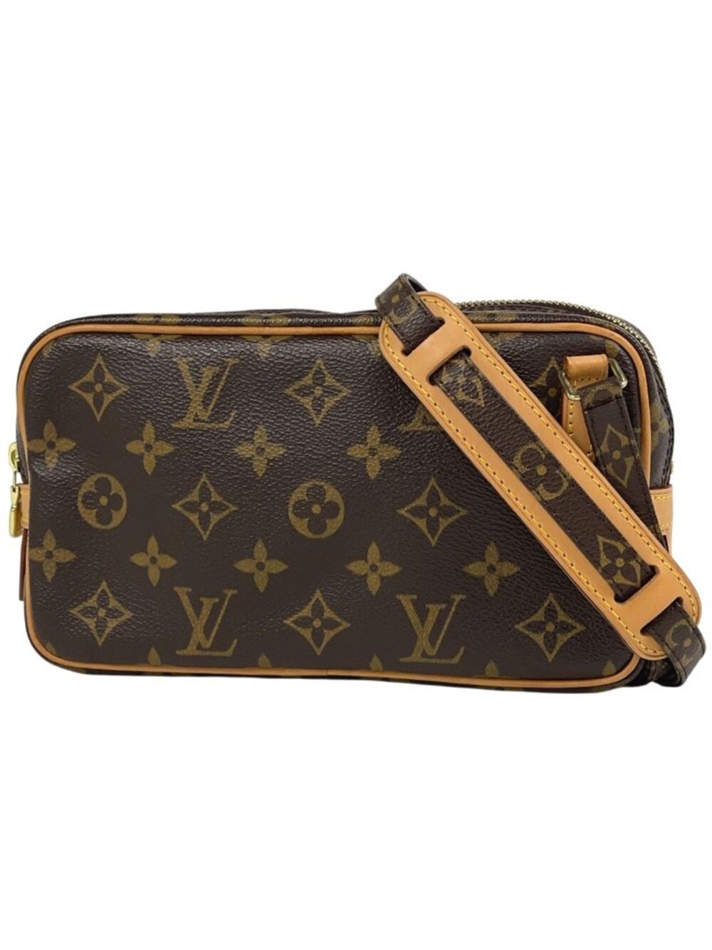 Louis Vuitton Pochette Marly Bandouliere Crossbody Shoulder Bag Monogram